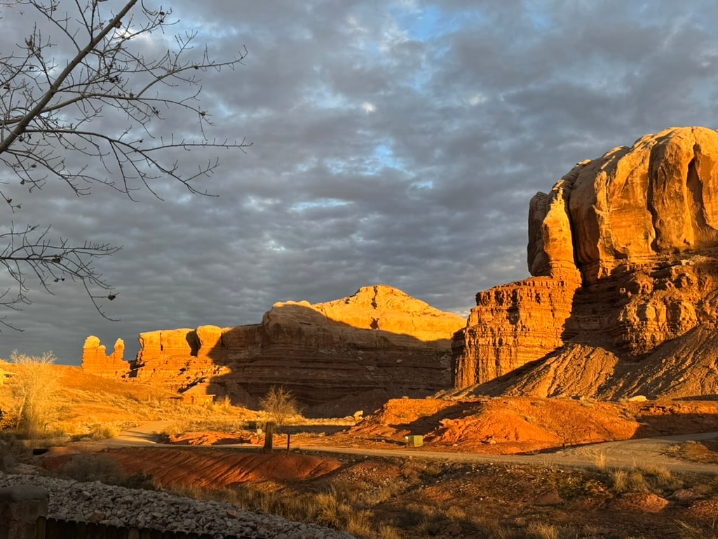Desert landscape in Bluff Utah